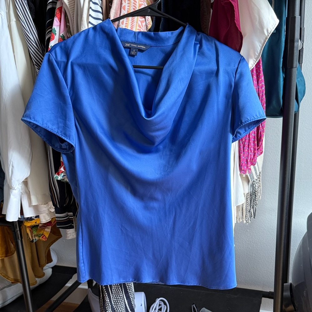 Brooks Brothers Royal Blue Women's Blouse